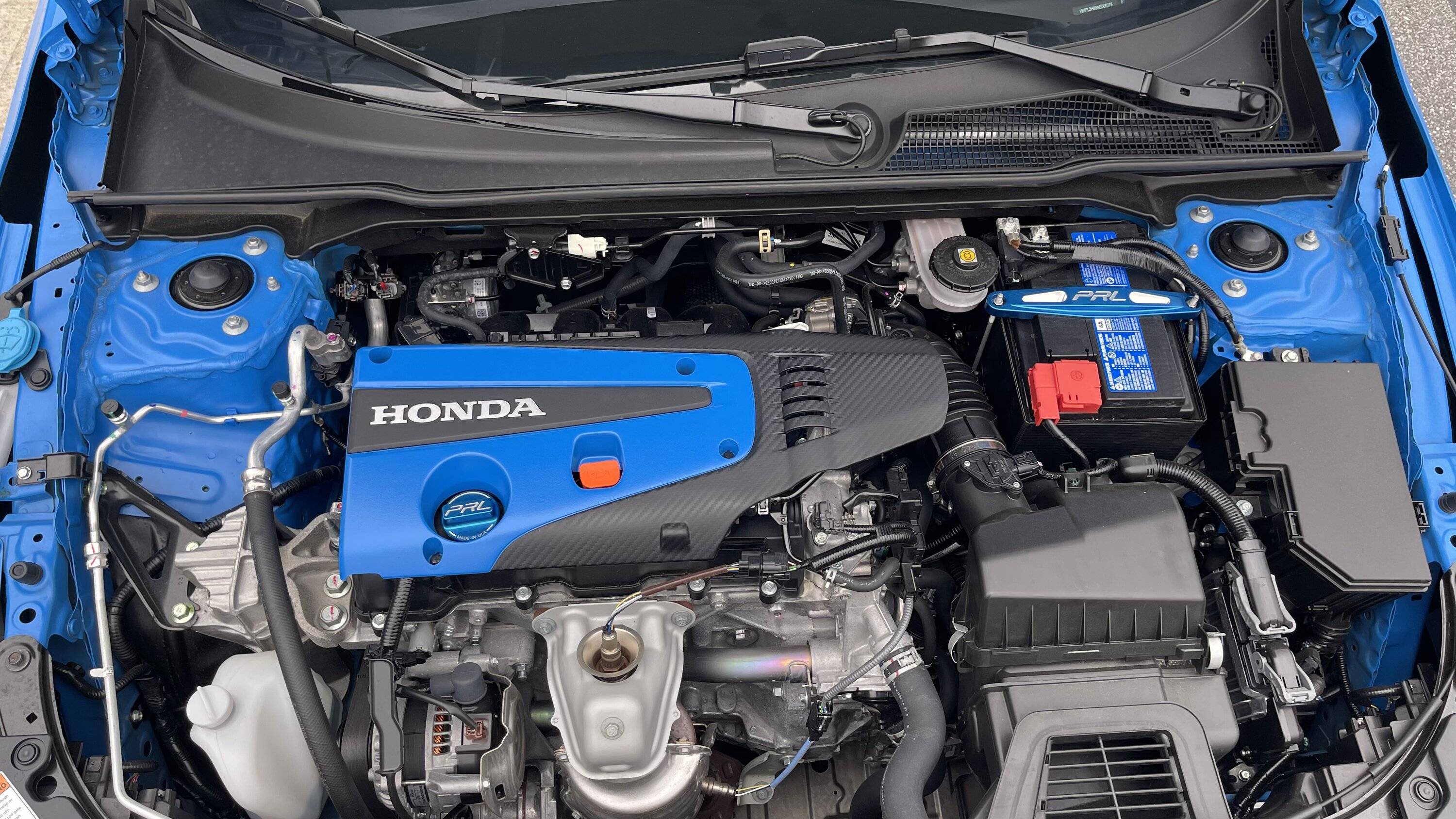 11th Gen Honda Civic It fits!! Painted Boost Blue CTR engine cover (NEW pics inside! 6/16) A29EF927-9109-4F7B-82B9-BBE3B927EF7A
