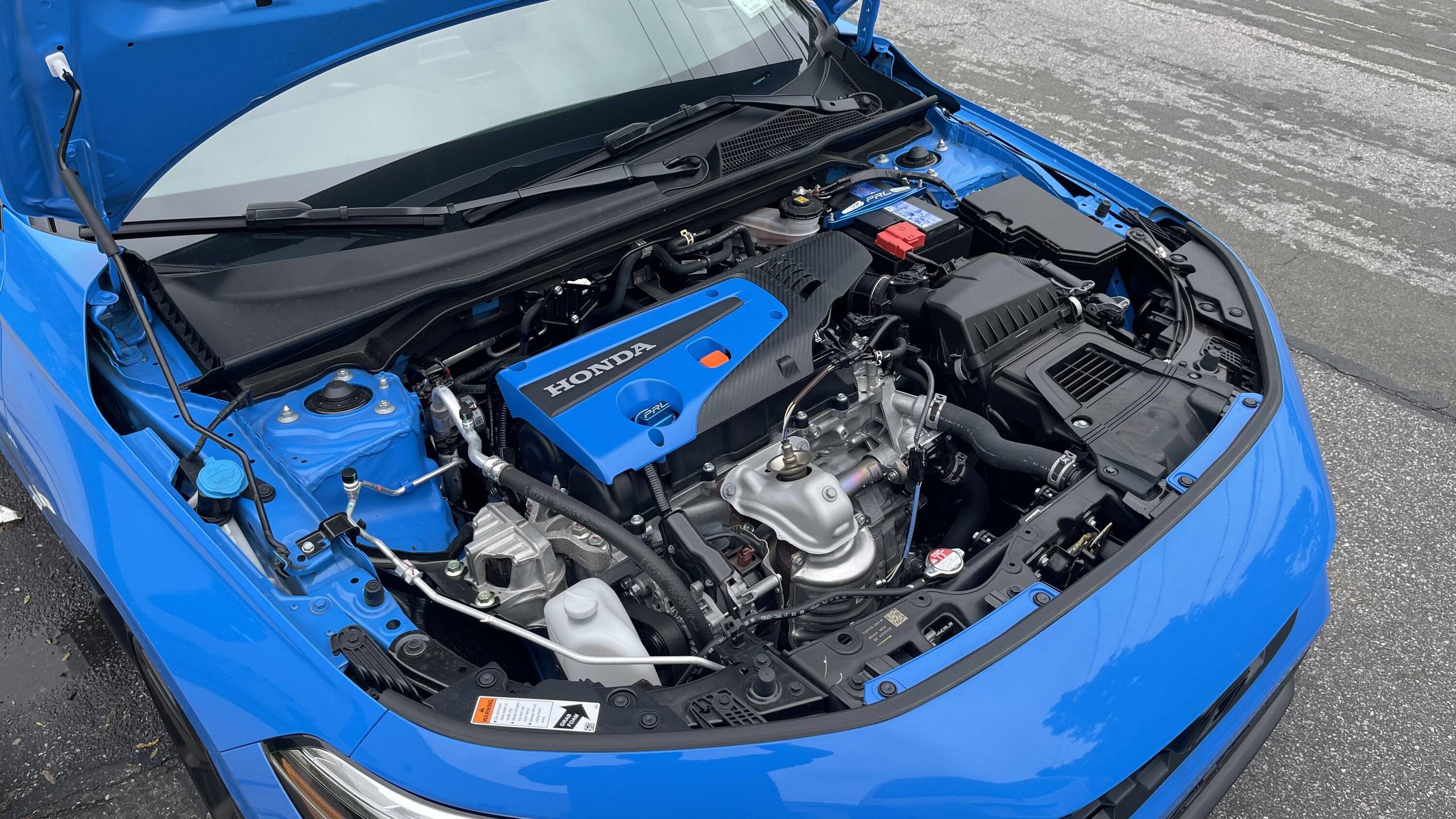 11th Gen Honda Civic It fits!! Painted Boost Blue CTR engine cover (NEW pics inside! 6/16) 407F4678-EDE2-4C37-A96B-E71F2EDC5311