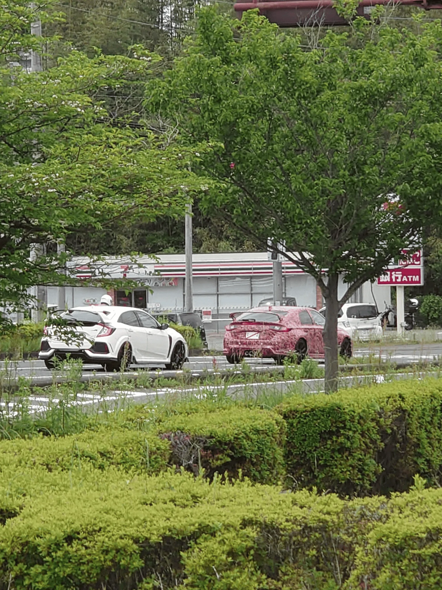 11th Gen Honda Civic 2023 Civic Type R Spied Accompanying an FK8 Type R 1656002430872