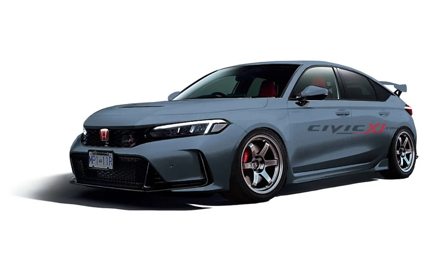 11th Gen Honda Civic FL5 Civic Type R Renderings (Different Colors + Wheels) fl5-civic-type-r-renderings-5