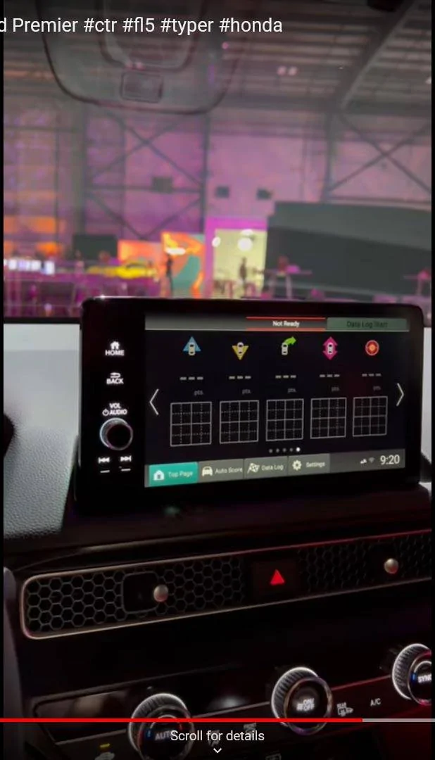 11th Gen Honda Civic Video: 2023 Type R Individual Mode Settings Menu -- Engine, Steering, Suspension, Sound, Rev Match, Meter civicrscor