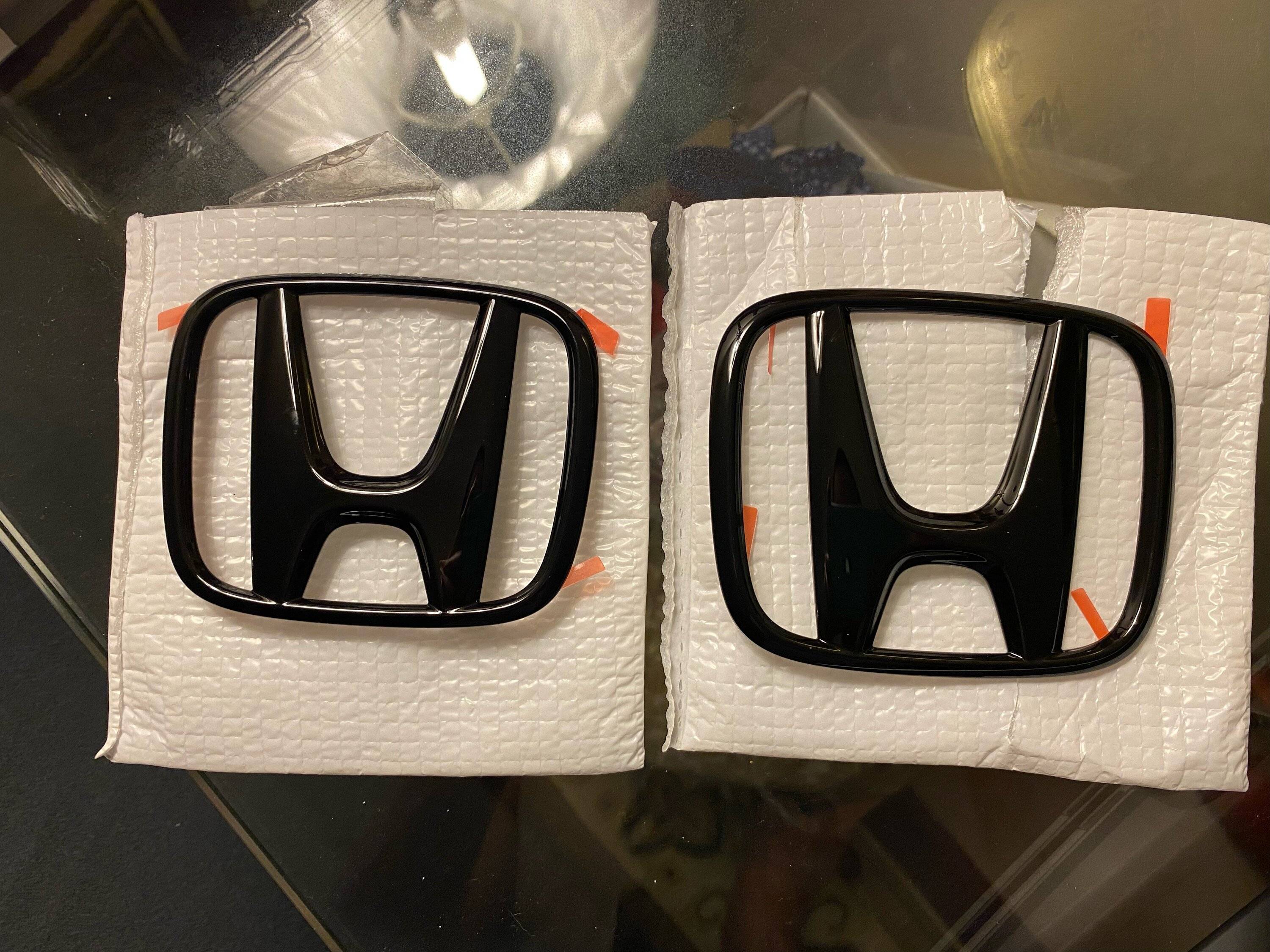 11th Gen Honda Civic OEM Black Honda Emblems (Front and Rear), OEM Hatchback Rear Bumper Protector 69D8CD95-E273-4ED3-B1FA-BCFE78F5902F