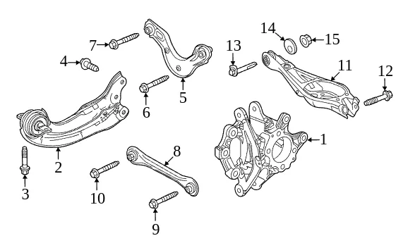 11th Gen Honda Civic My suspension/brakes build…starting with TEIN rear_suspension