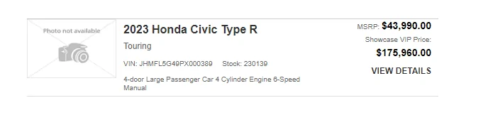 11th Gen Honda Civic 2023 Civic Type R Waitlist / Deposit / Reservations List - Check in here! Error