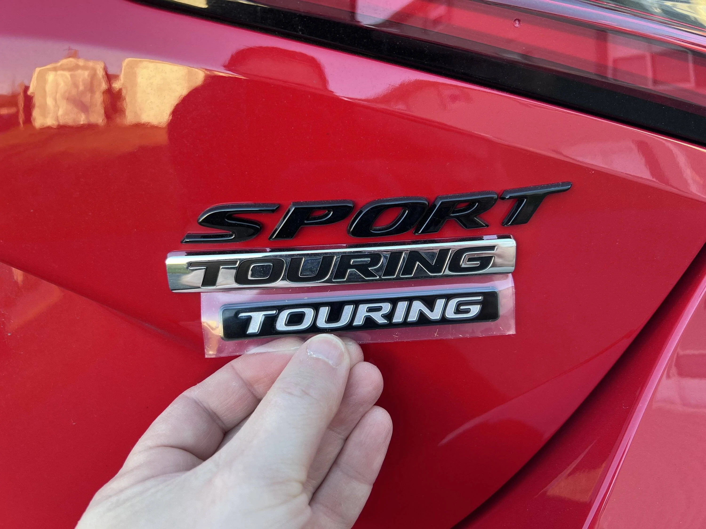 11th Gen Honda Civic '22 Sport Touring black Touring badge sources IMG_4069