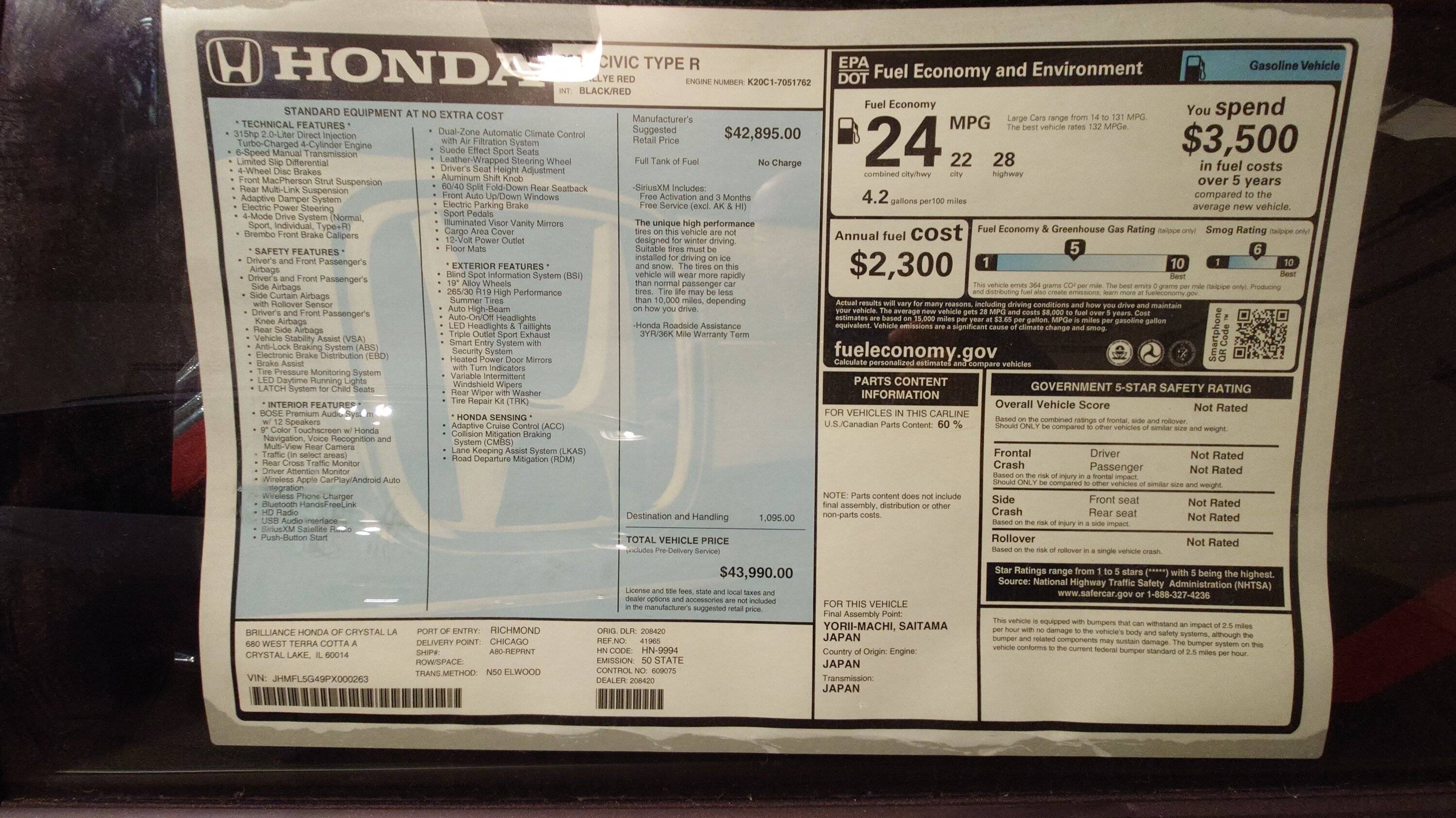 11th Gen Honda Civic Gauging Interest on Rare Spec 20221210_174827.JPG