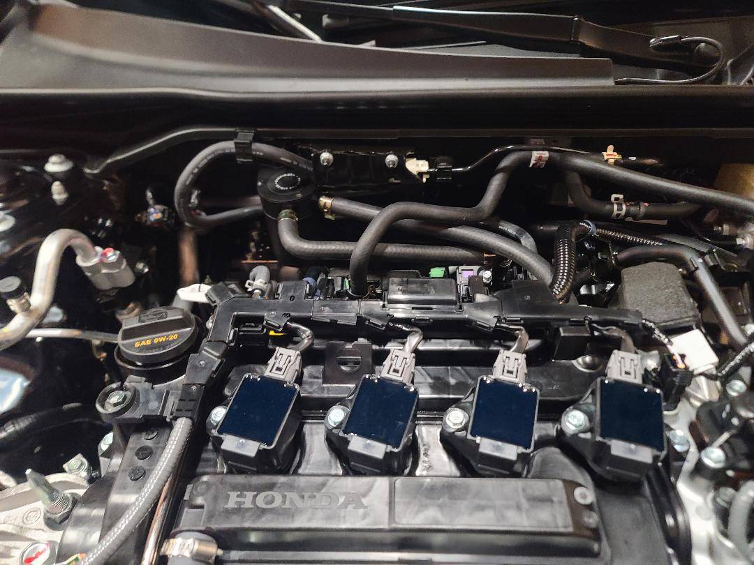 11th Gen Honda Civic Mishimoto catch can kit installed on 2023 Civic Si thumbnail
