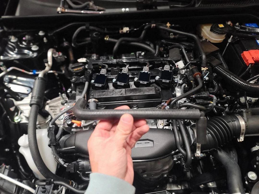 11th Gen Honda Civic Mishimoto catch can kit installed on 2023 Civic Si thumbnail (1)