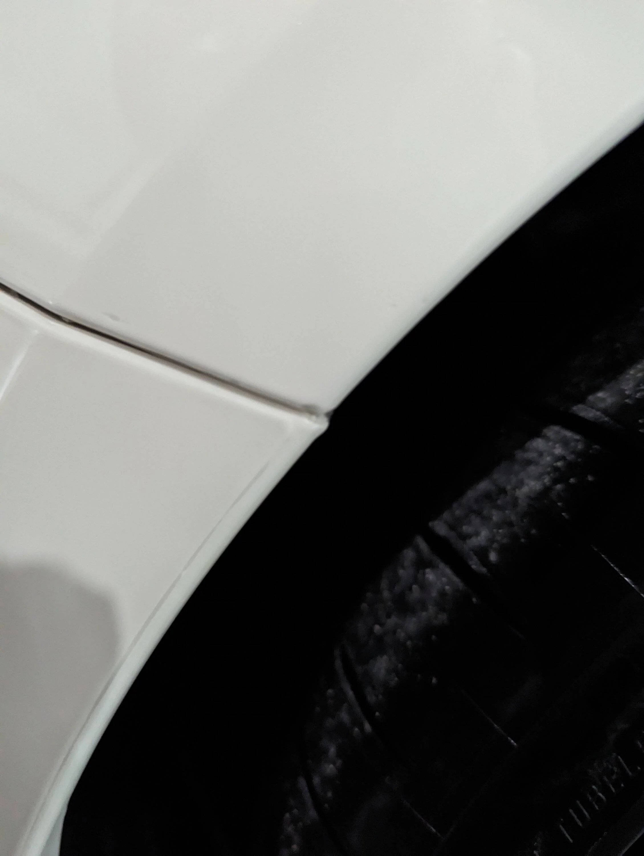 11th Gen Honda Civic Paint pulling from front bumper during PPF install (2023 Boost Blue Type R) PXL_20221224_055649085