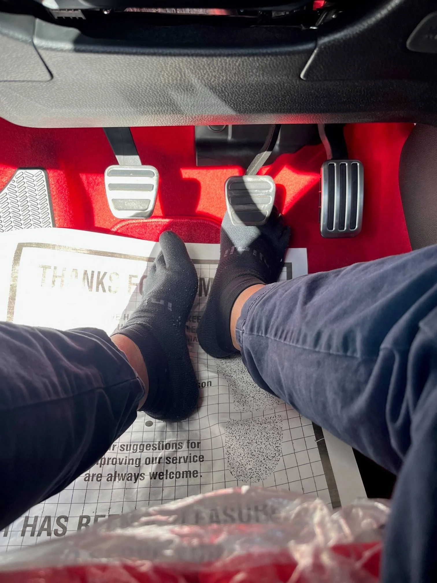 11th Gen Honda Civic Finished FL5 Break In driving shoes