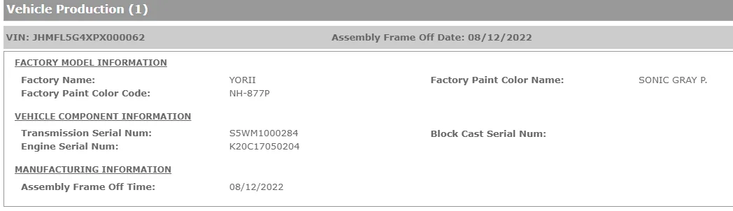 11th Gen Honda Civic 2023 Civic Type R Waitlist / Deposit / Reservations List - Check in here! date2