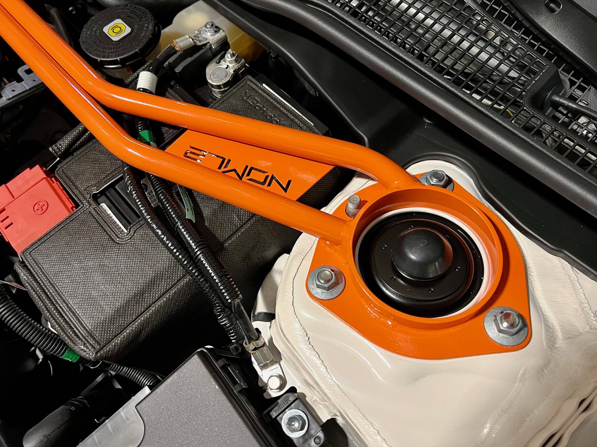 11th Gen Honda Civic 27WON Front Strut Tower Bar w/ Master Cylinder Brace for the FL5 Type R IMG_2375