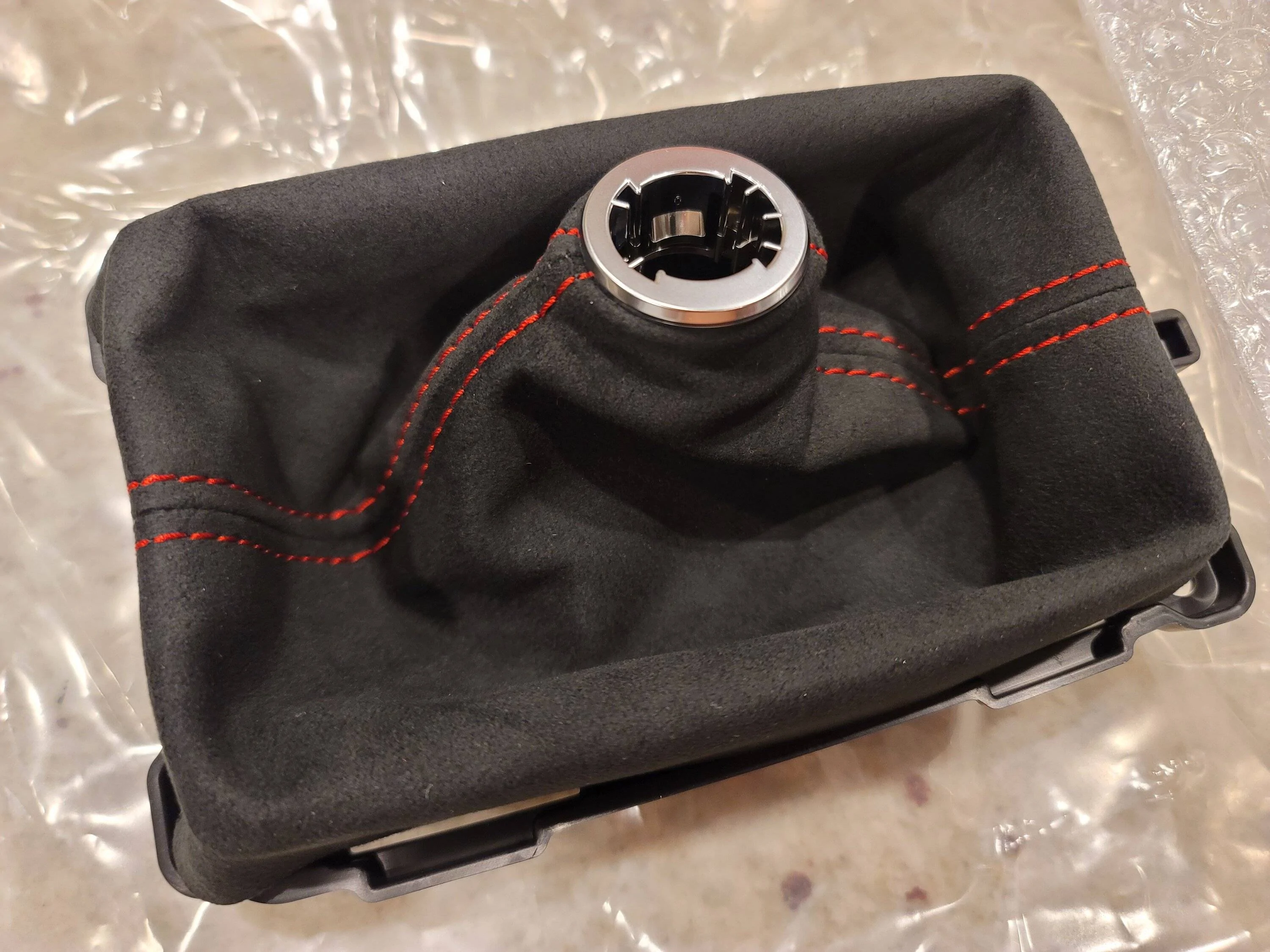 11th Gen Honda Civic OEM Factory JDM Alcantara Shift Boot (New) - RESTOCKED 20230116_180130