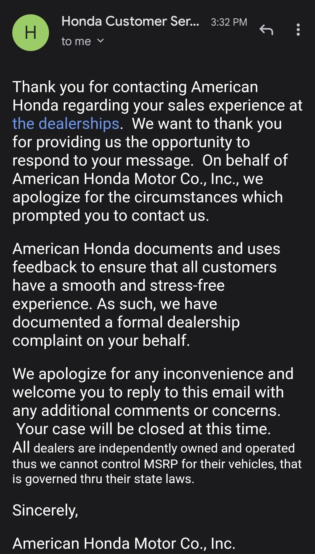 11th Gen Honda Civic The FL5 Dealer ADM Markup Thread Screenshot_20230124_170110_Gmail