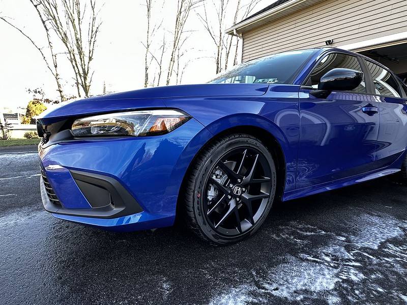 11th Gen Honda Civic '23 Aegean Blue Si Introduction 52595839857_561e5610cd_c