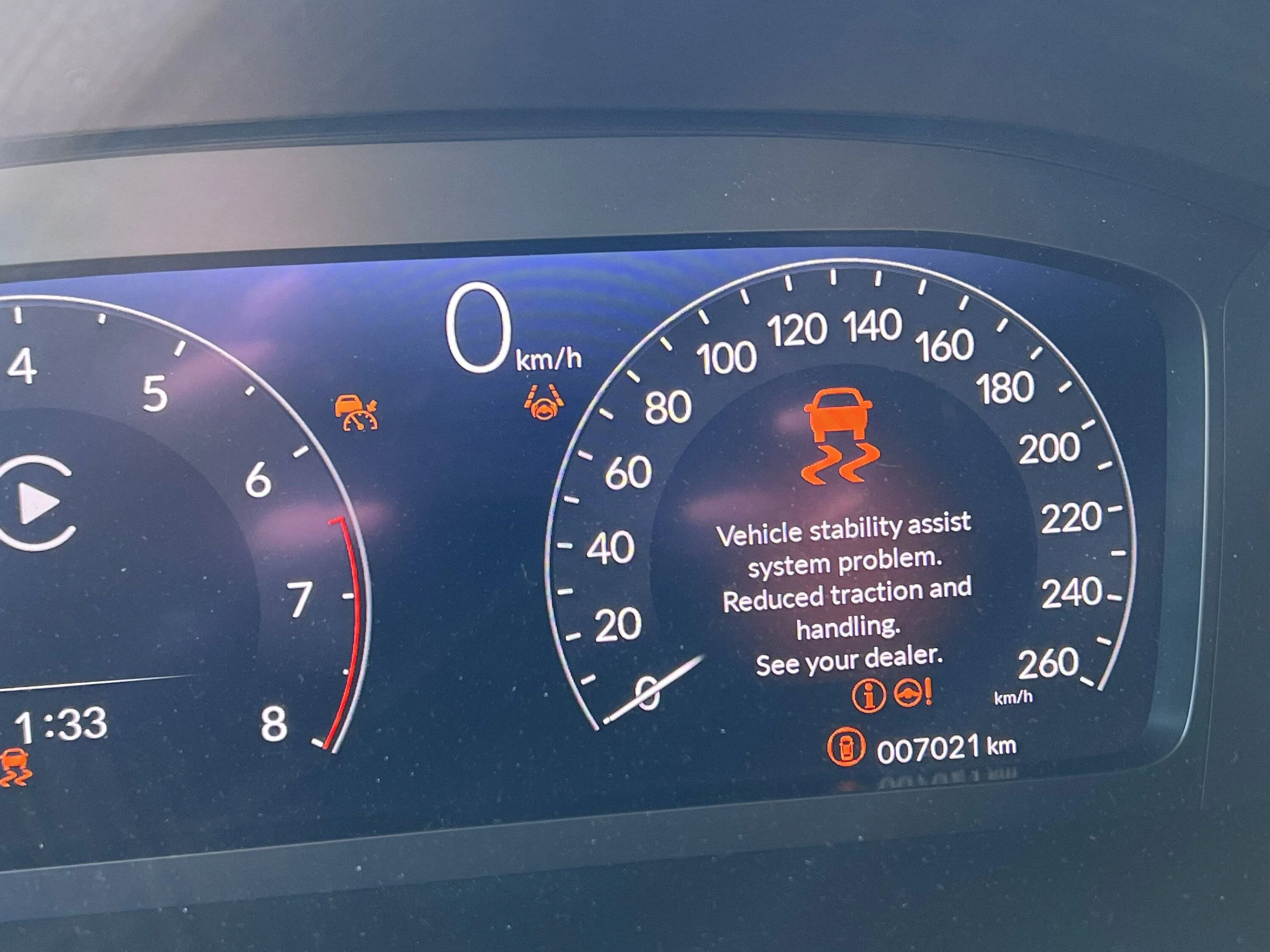 11th Gen Honda Civic 22 Sport Touring Hatch Dash lights lit up like Christmas tree after extreme cold. IMG_4260