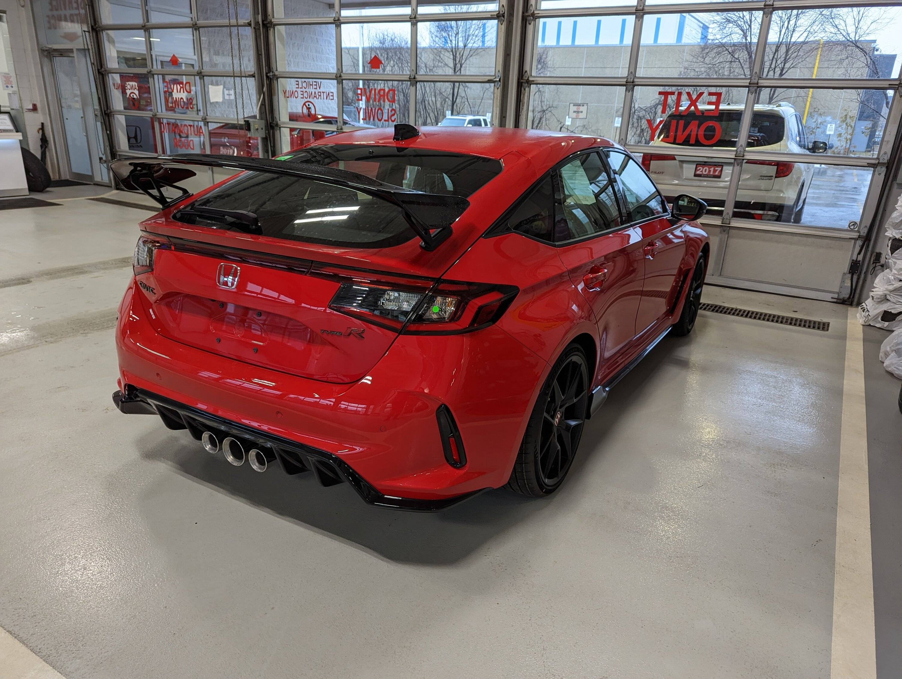 11th Gen Honda Civic Canadian dealer asked what colour Type R I want PXL_20230209_152011336
