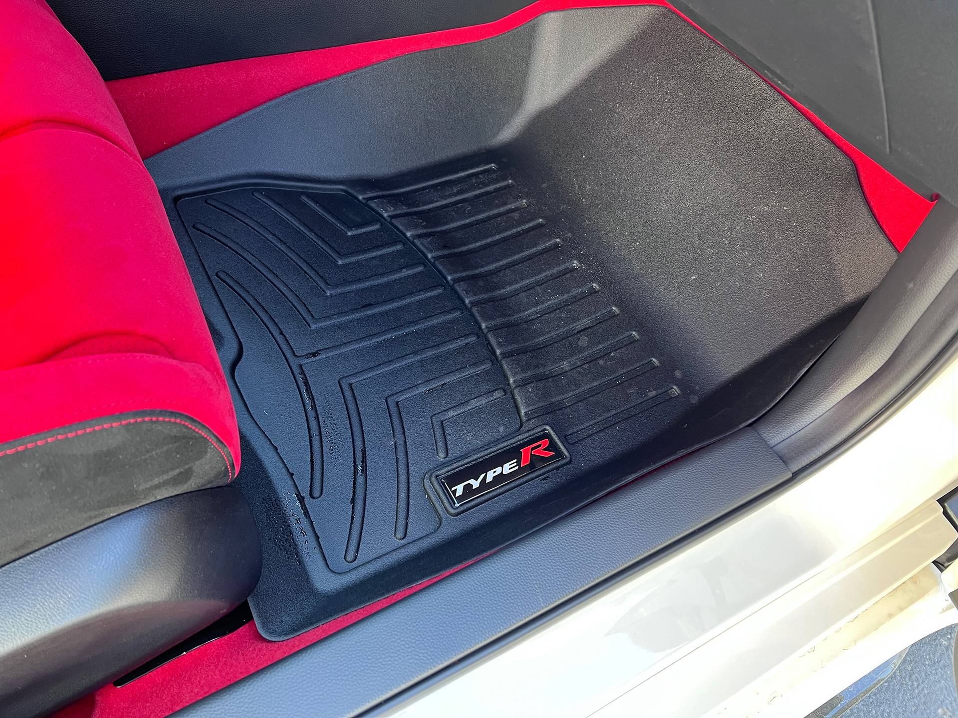 11th Gen Honda Civic Custom DIY WeatherTech Type R Floor Mats PASS-SIDE-FINISHED