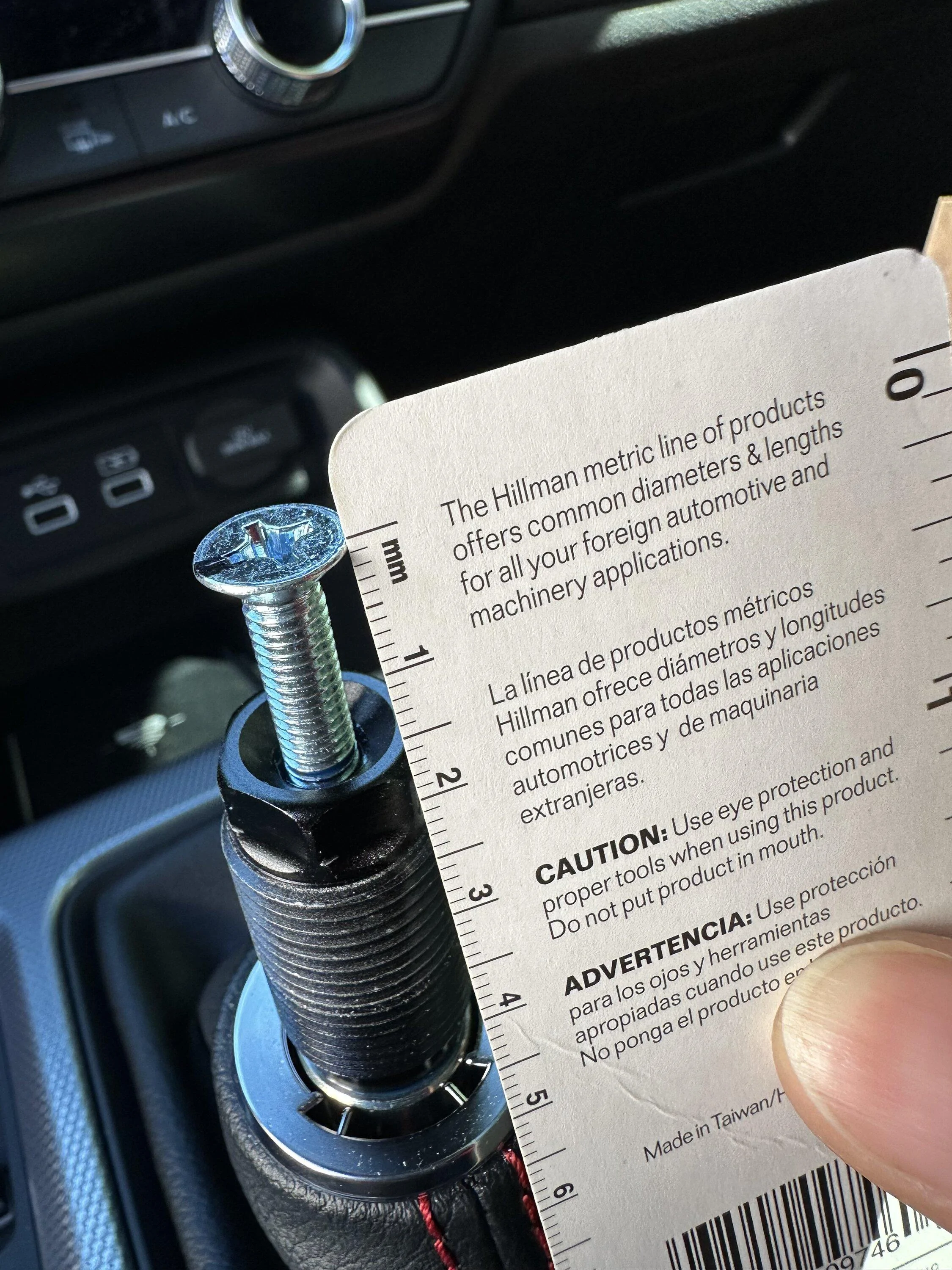 11th Gen Honda Civic Shift Knob installation on FL5R IMG_3168