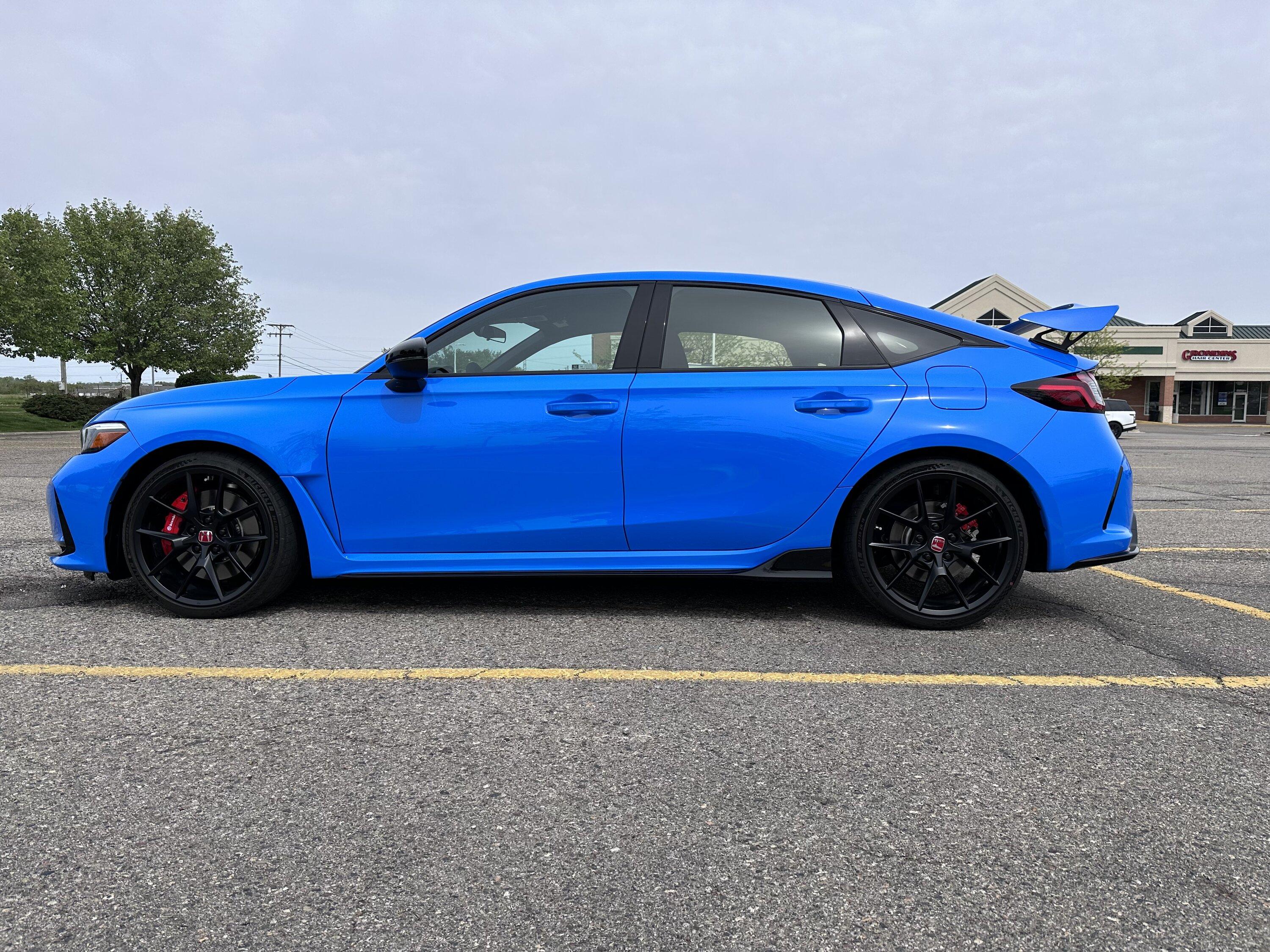 11th Gen Honda Civic FL5 Type R Spoiler Painted Boost Blue IMG_5876