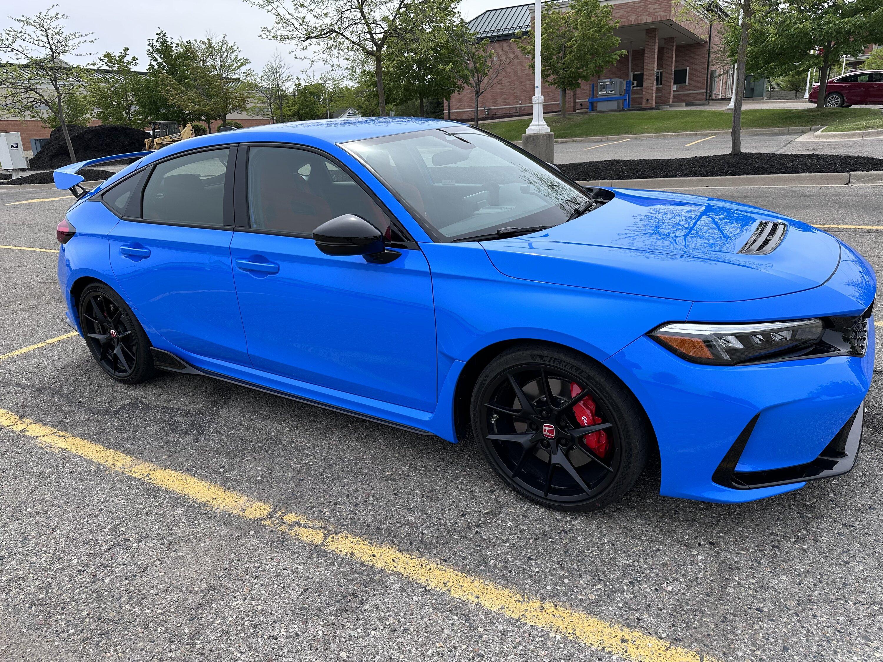 11th Gen Honda Civic FL5 Type R Spoiler Painted Boost Blue IMG_5872