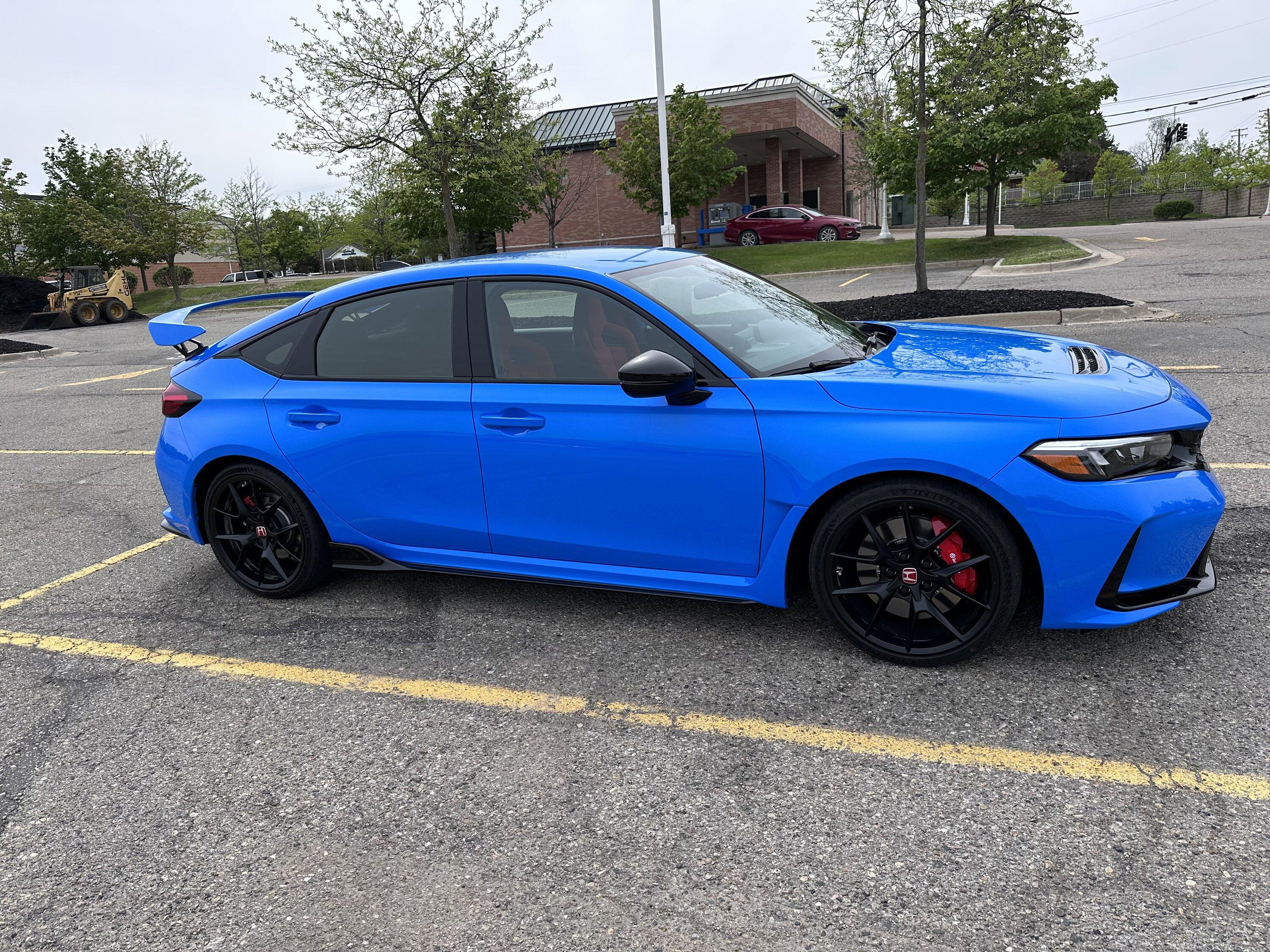 11th Gen Honda Civic FL5 Type R Spoiler Painted Boost Blue IMG_5871