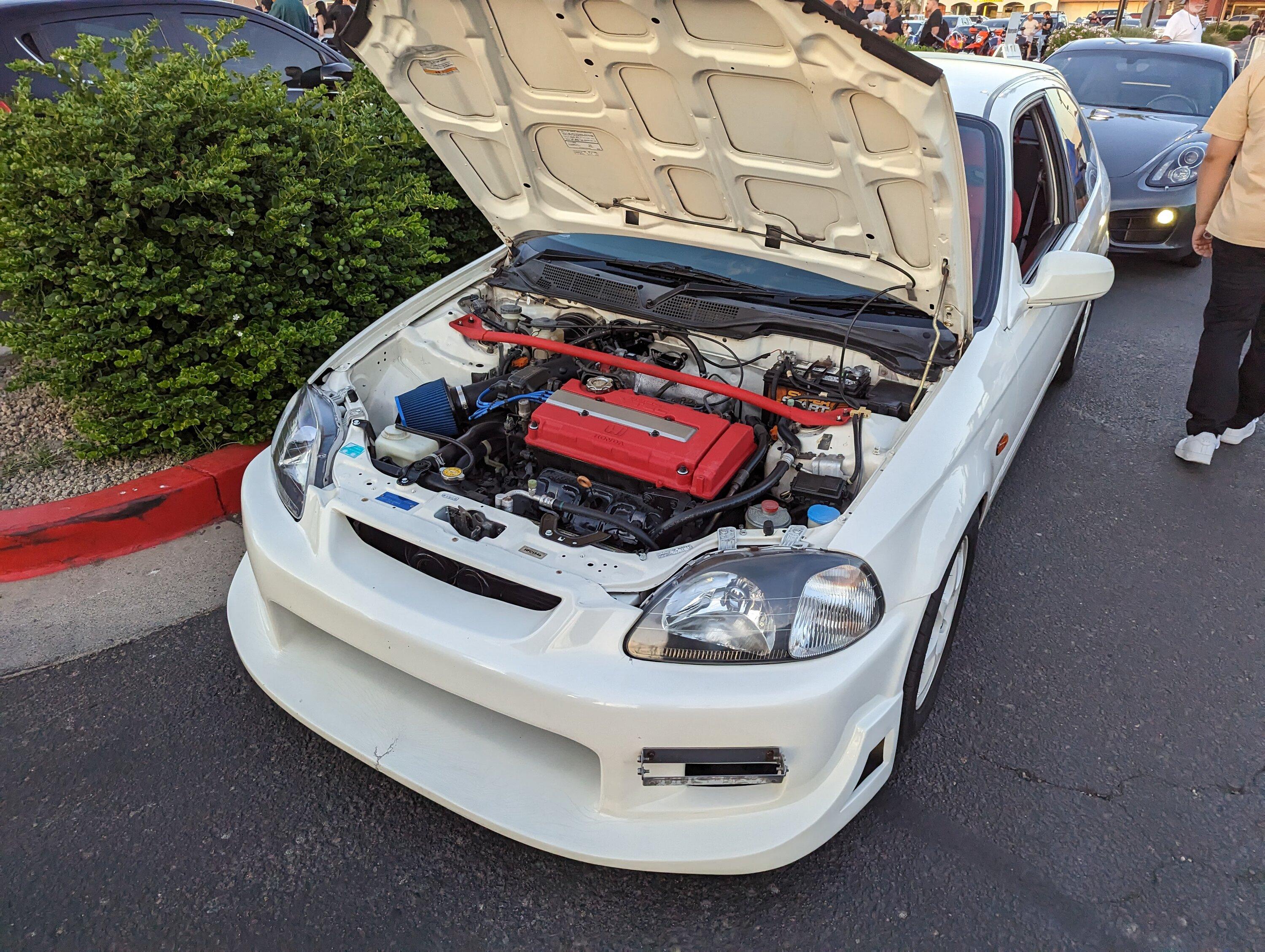 11th Gen Honda Civic Saturday Nights at the Rock and Roll car show in Scottsdale, AZ PXL_20230611_022235081