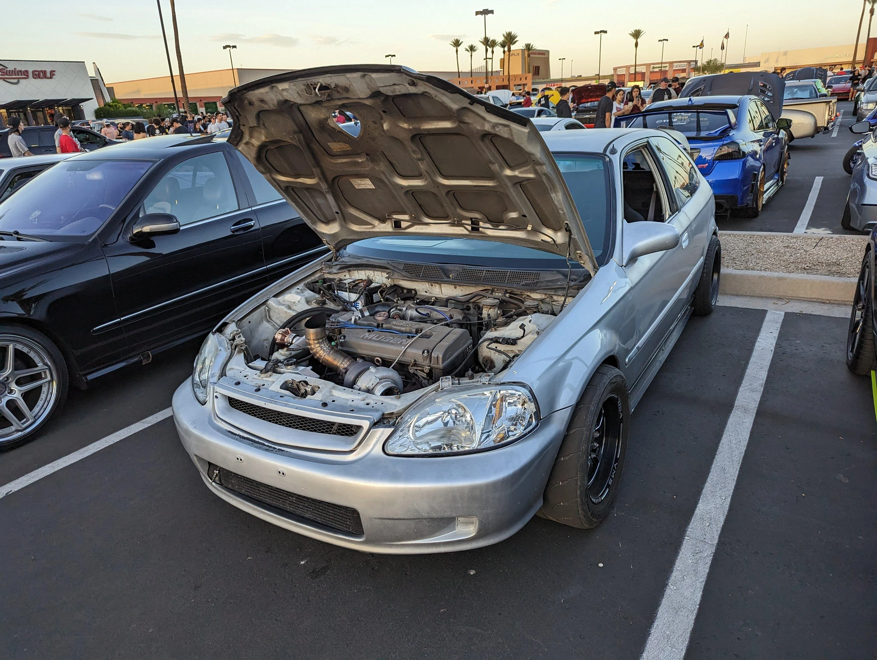11th Gen Honda Civic Saturday Nights at the Rock and Roll car show in Scottsdale, AZ PXL_20230611_021853881