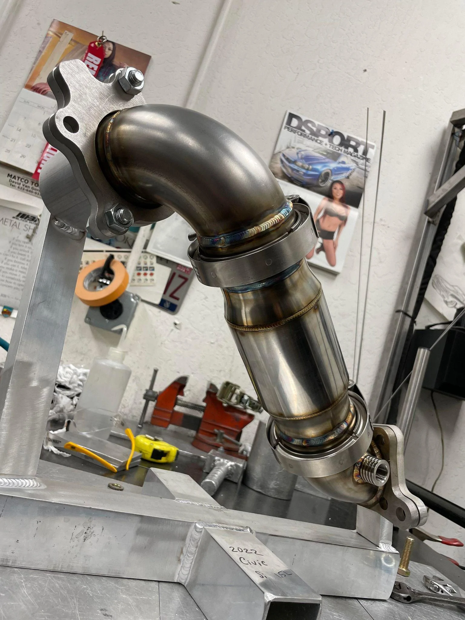 11th Gen Honda Civic Axion Industries new Evolution 2N1 Downpipe 362855376_143285465463788_1796873561640267249_n