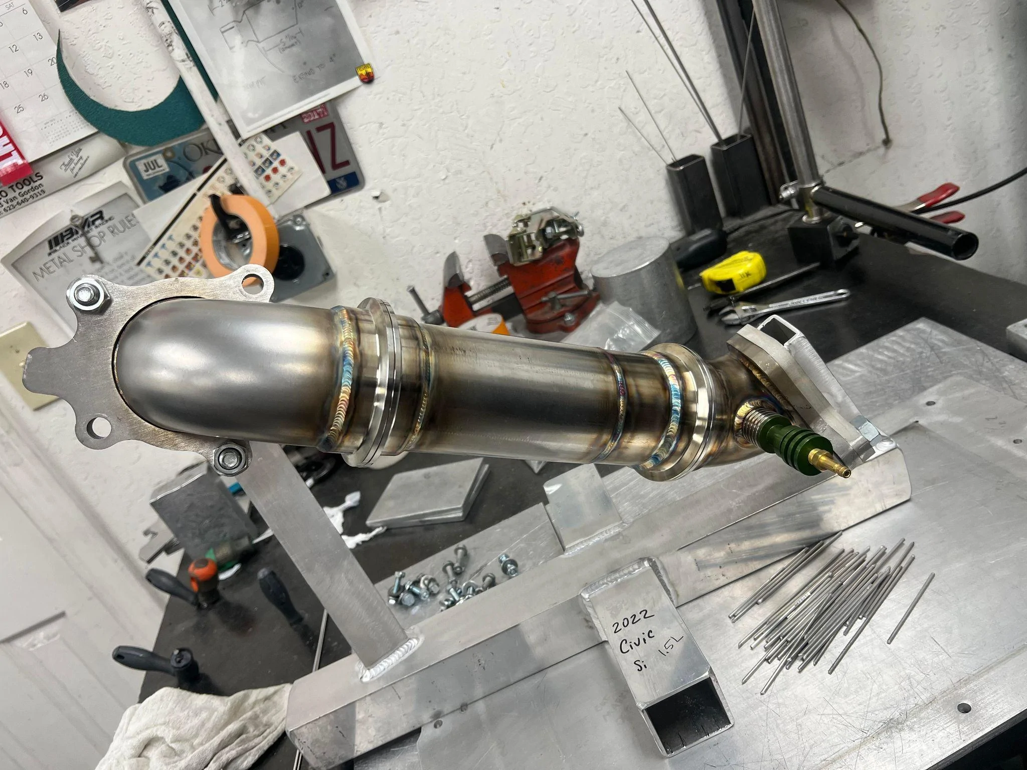 11th Gen Honda Civic Axion Industries new Evolution 2N1 Downpipe 362978216_262447663157846_2861514969337915834_n