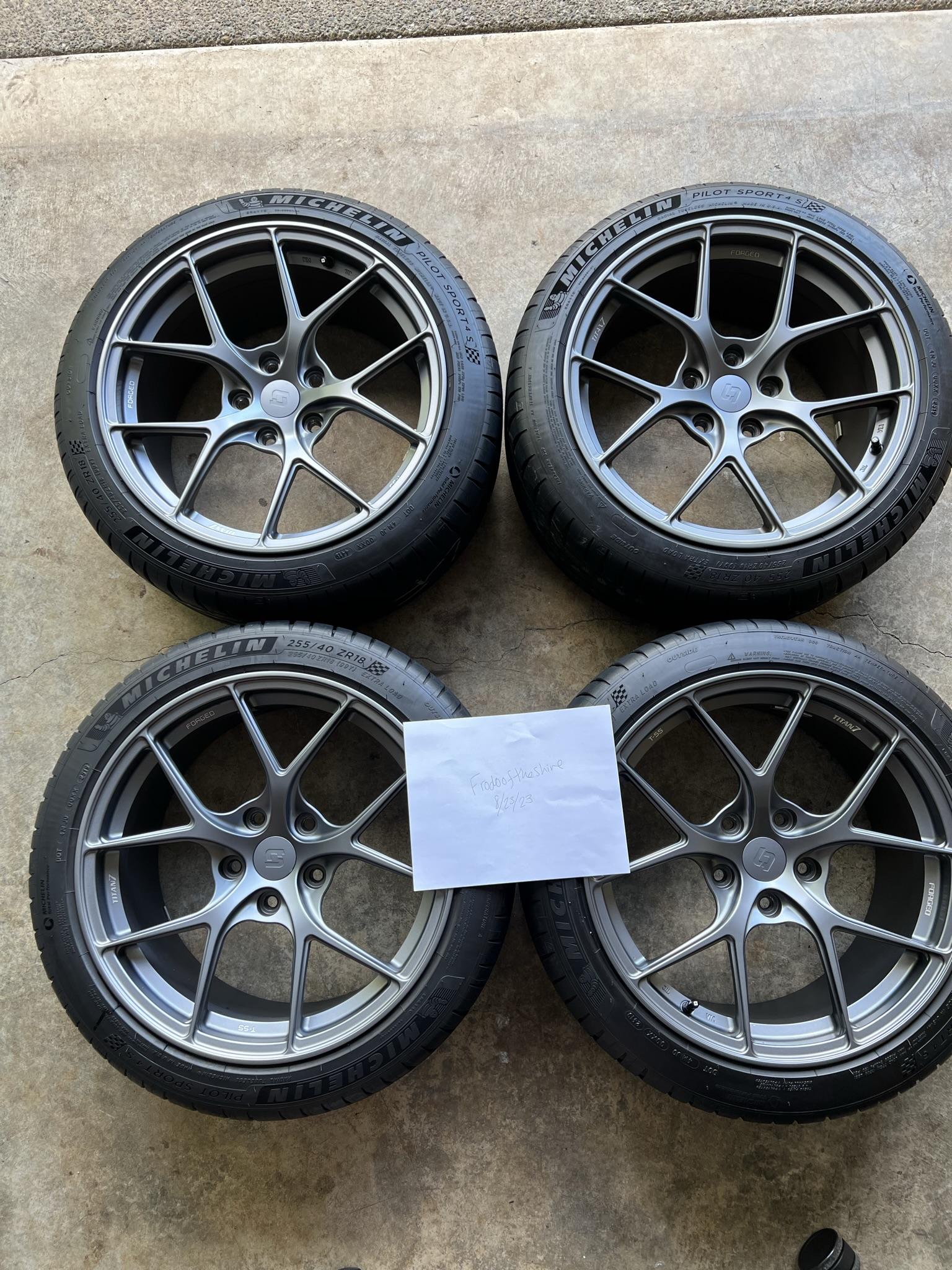 11th Gen Honda Civic Titan TS5 (Satin titanium) w/ titanium lug nuts + Michelin Pilot PS4s tires IMG_8469.JPEG