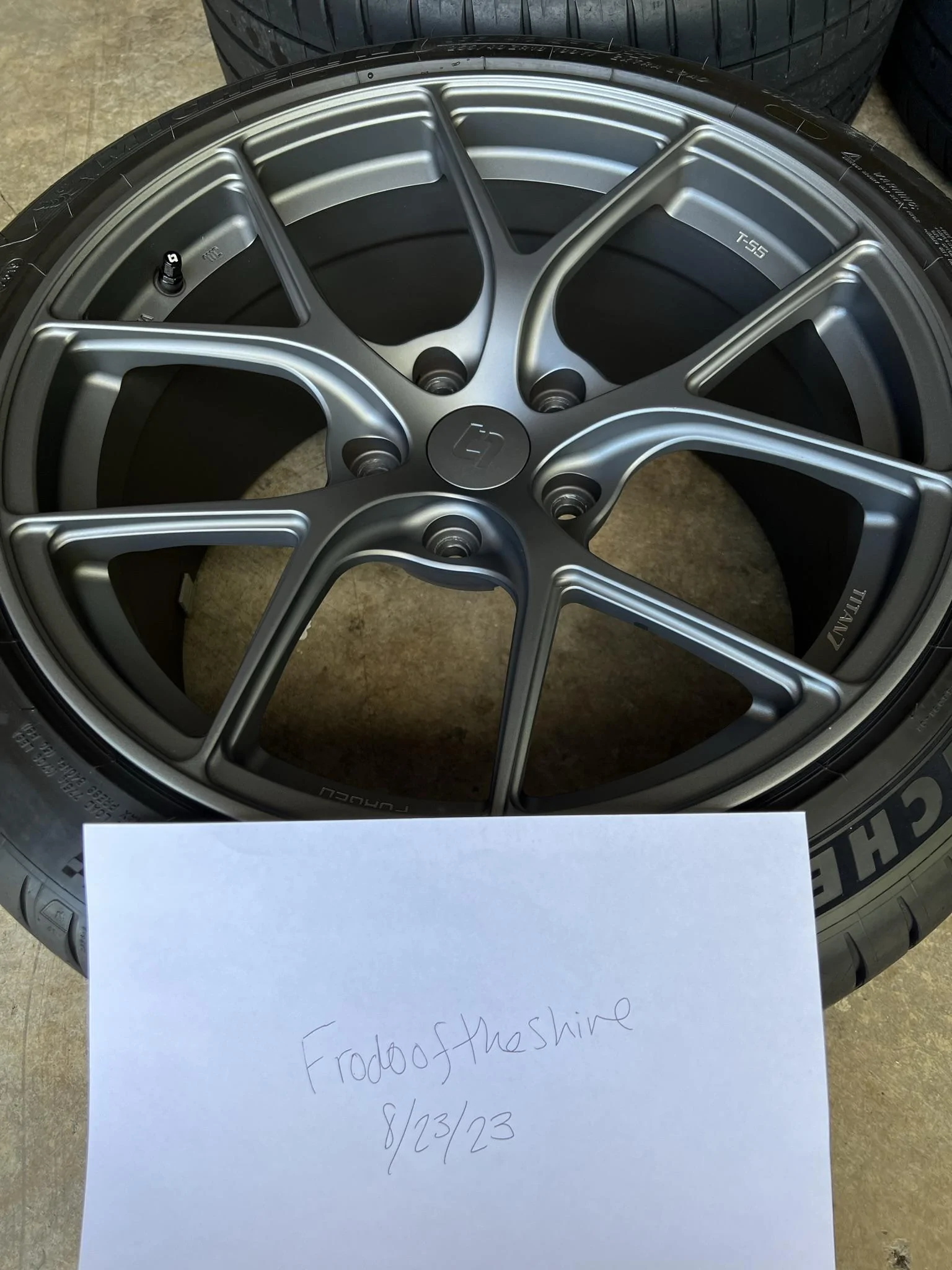 11th Gen Honda Civic Titan TS5 (Satin titanium) w/ titanium lug nuts + Michelin Pilot PS4s tires IMG_8470