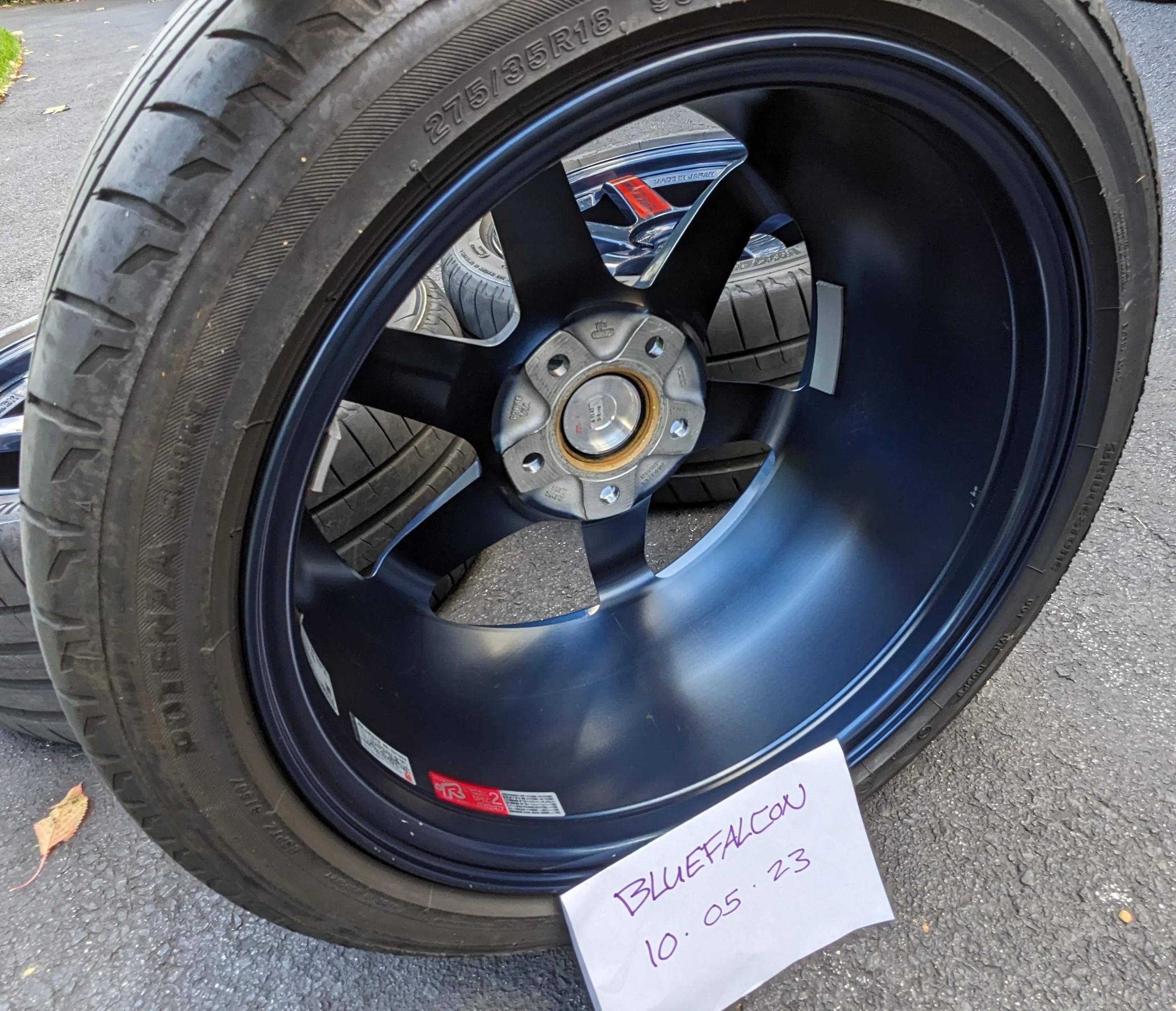 11th Gen Honda Civic **$2800 picked up** FS: Volk TE37SL Mag Blue! Also Rays Adapter Rings and Center Caps Available! PXL_20231005_211324021~2