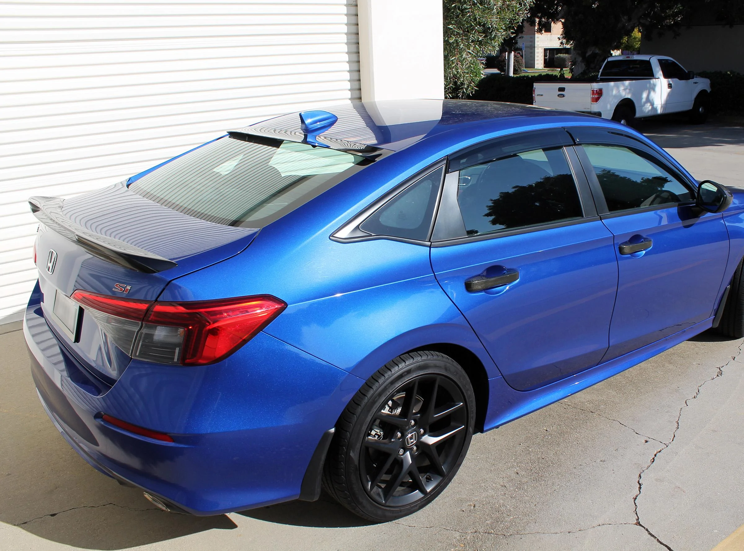 11th Gen Honda Civic Side Window Visors & Roof Visor / Spoiler - Installed! -window-and-roof-visors-installed-11th-civic-1-jpg