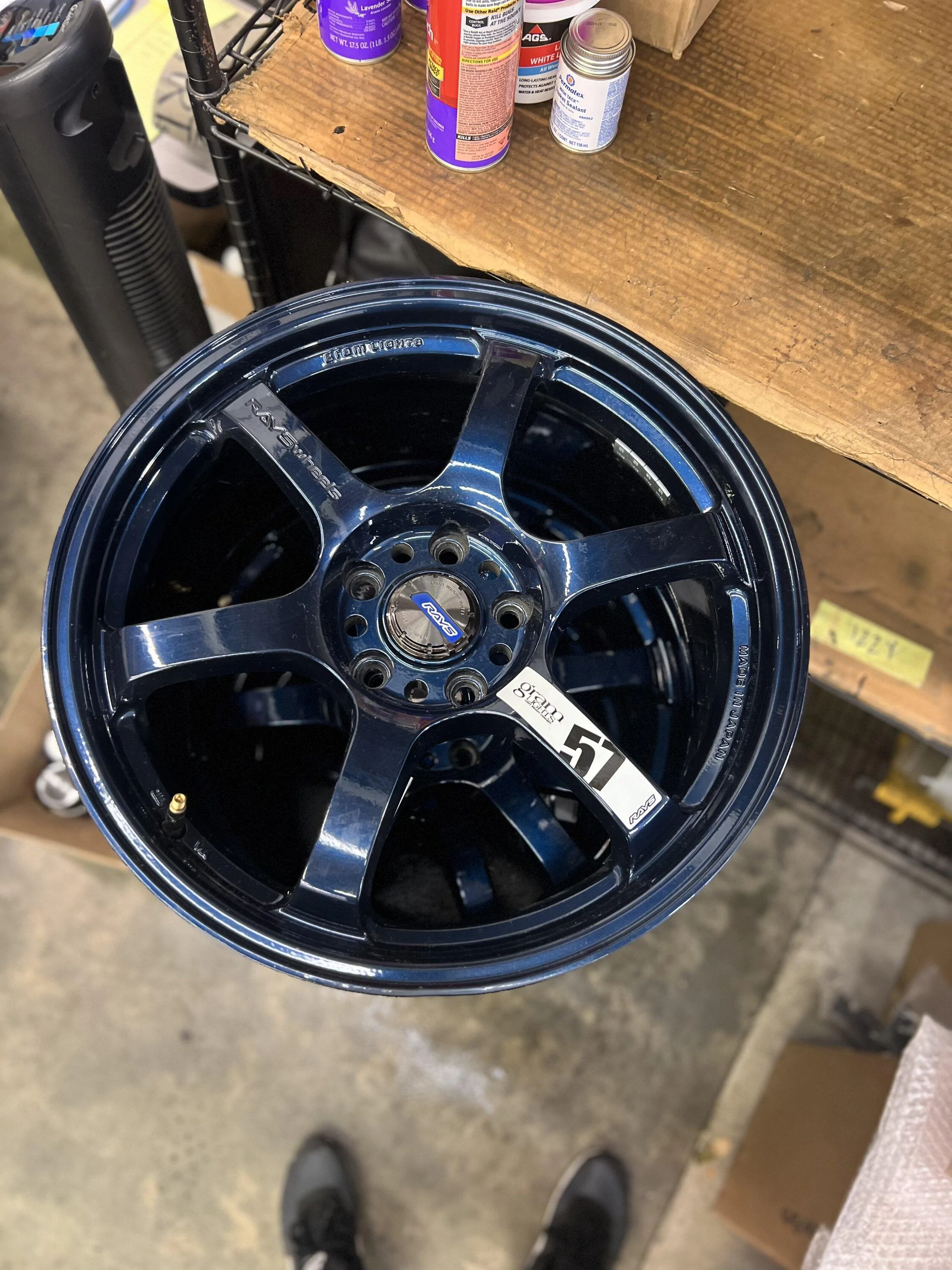 11th Gen Honda Civic FS: Rays gram lights 57DR 18x8.5 +37 5x114.3 mag blue IMG_0885