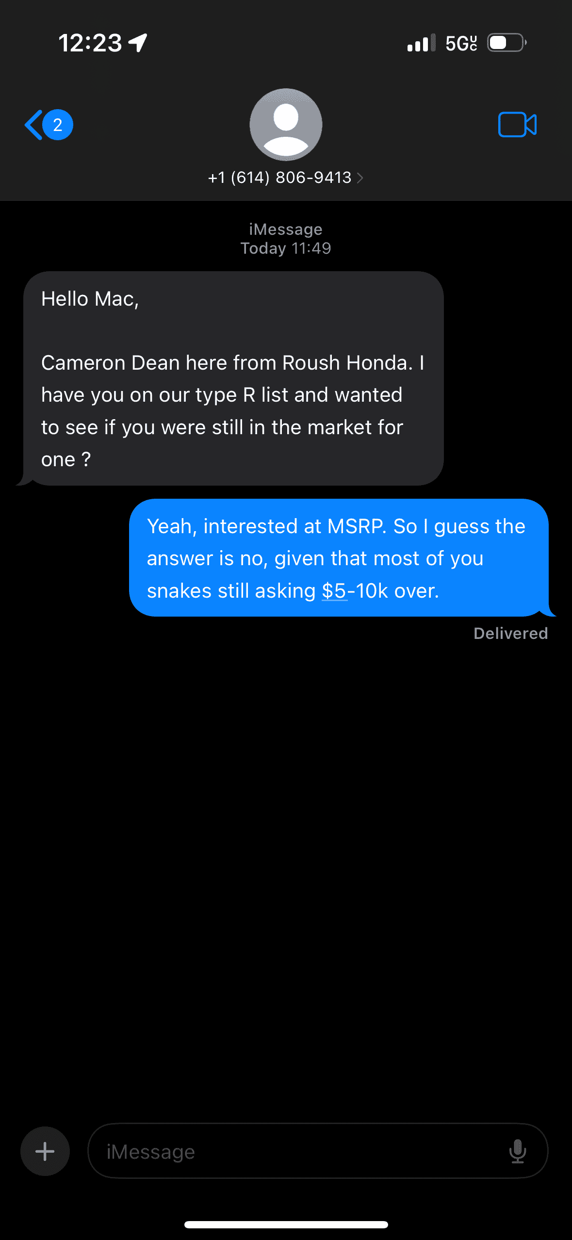 11th Gen Honda Civic 2023 Civic Type R Waitlist / Deposit / Reservations List - Check in here! IMG_2988