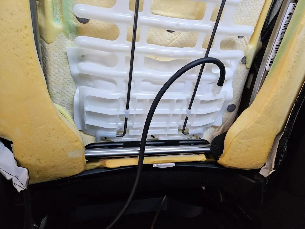 11th Gen Honda Civic Corbeau Inflatable Lumbar Support support in plac
