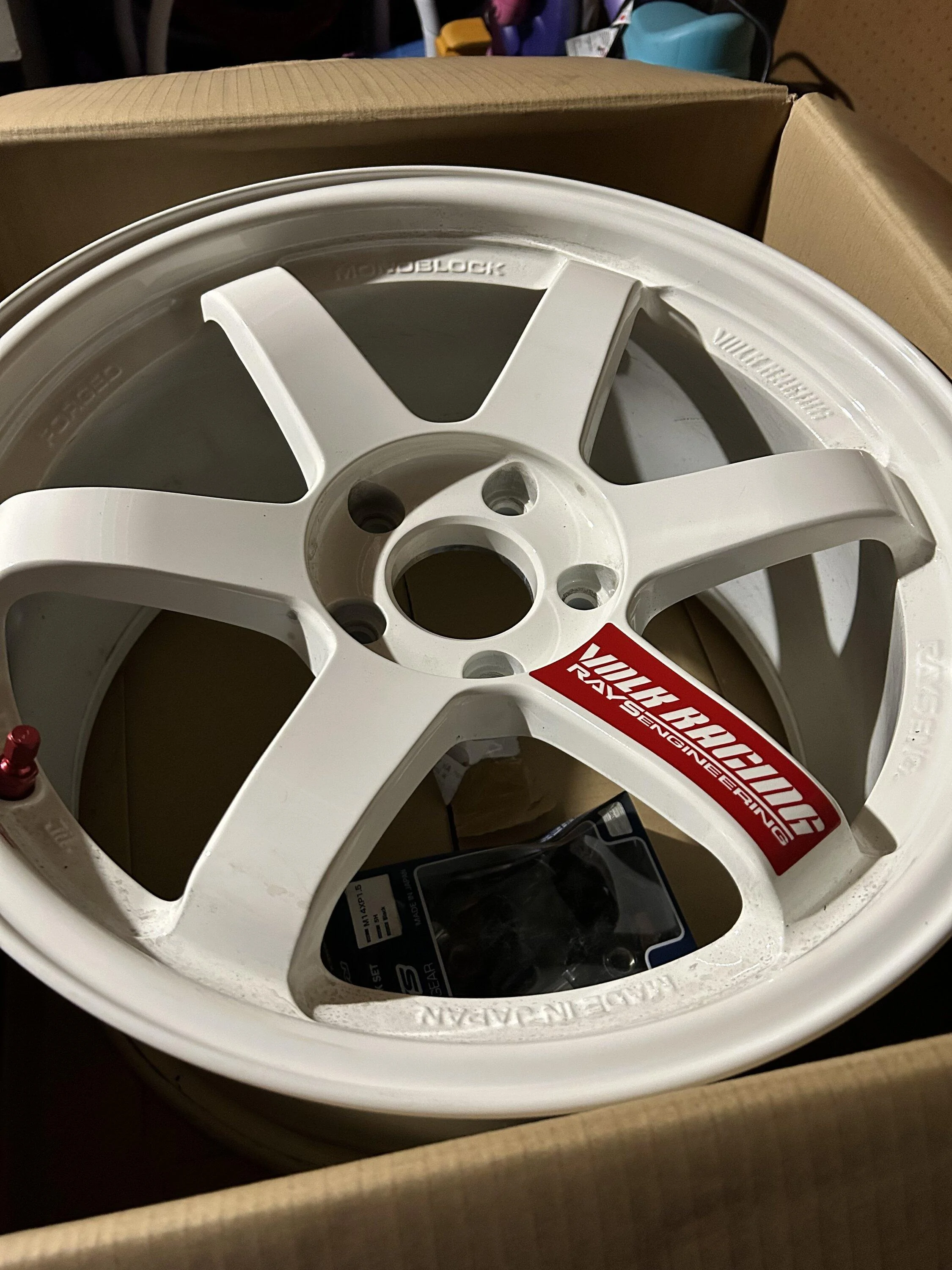 11th Gen Honda Civic TE-37 saga SL white 18” IMG_2373