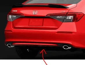 11th Gen Honda Civic Lower Bumper Part Number? 1702080406094