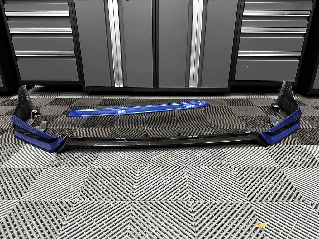 11th Gen Honda Civic FS: Yofer V3 Front Lip (Aegean Blue) 53391404811_31e3de9a73_b