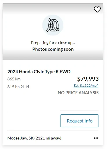11th Gen Honda Civic Canadian dealer asked what colour Type R I want 1702648982369