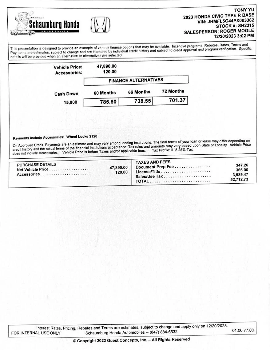 11th Gen Honda Civic The FL5 Dealer ADM Markup Thread image000000