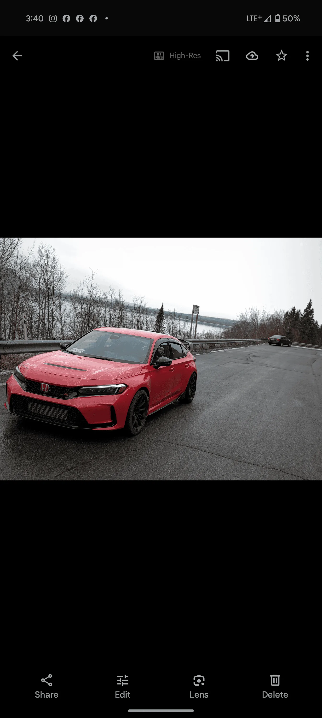 11th Gen Honda Civic Canadian dealer asked what colour Type R I want Screenshot_20231222-154058