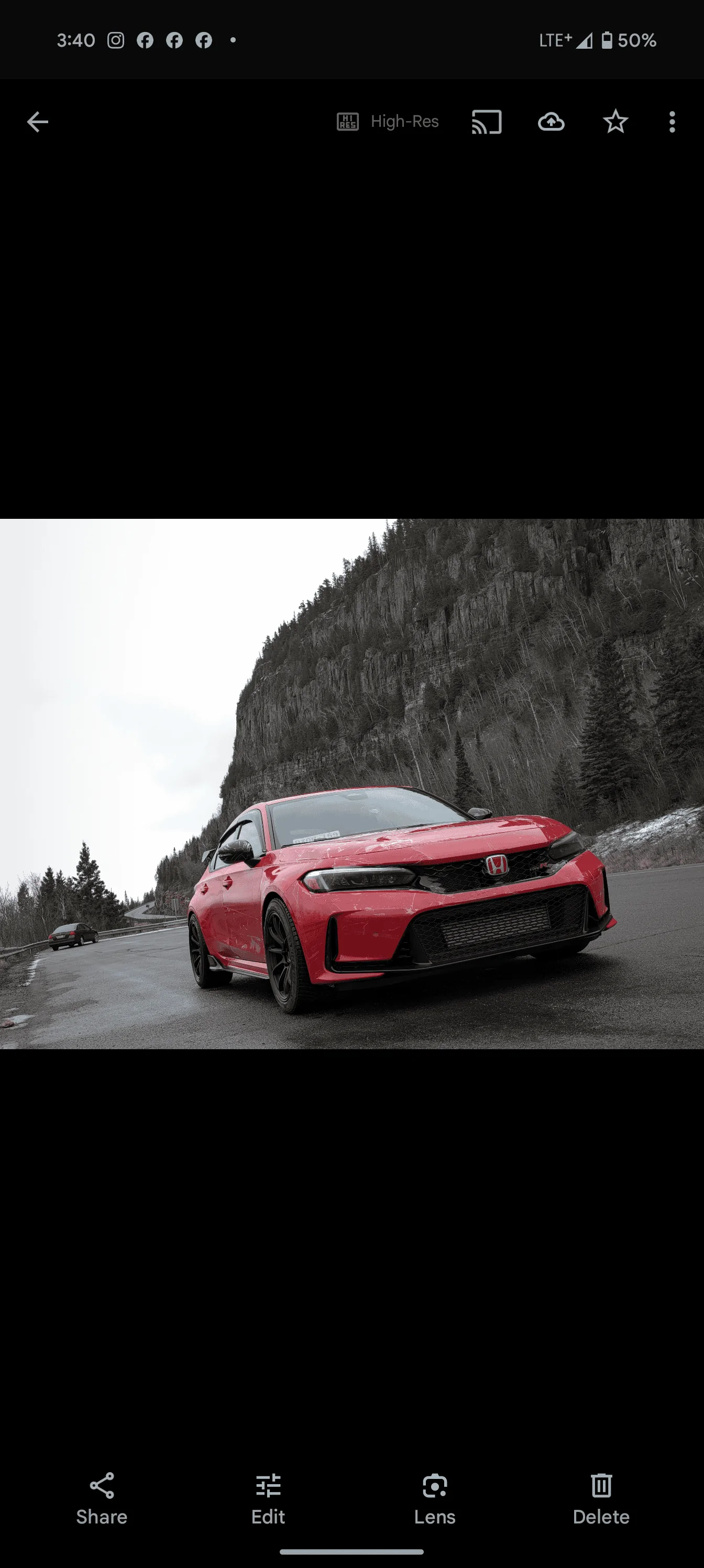 11th Gen Honda Civic Canadian dealer asked what colour Type R I want Screenshot_20231222-154049