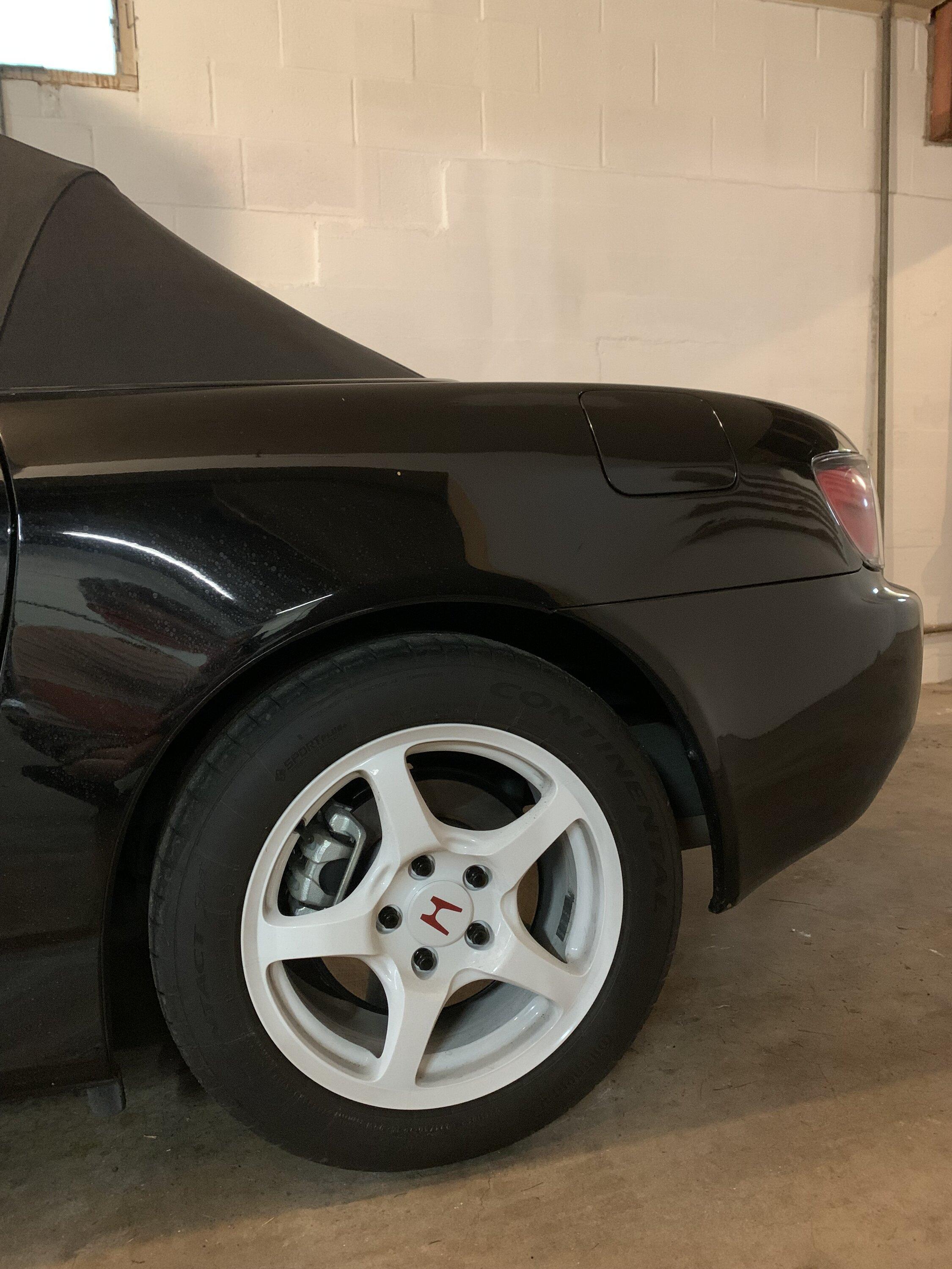 11th Gen Honda Civic White “JDM” wheels on my SGP SI IMG_5131