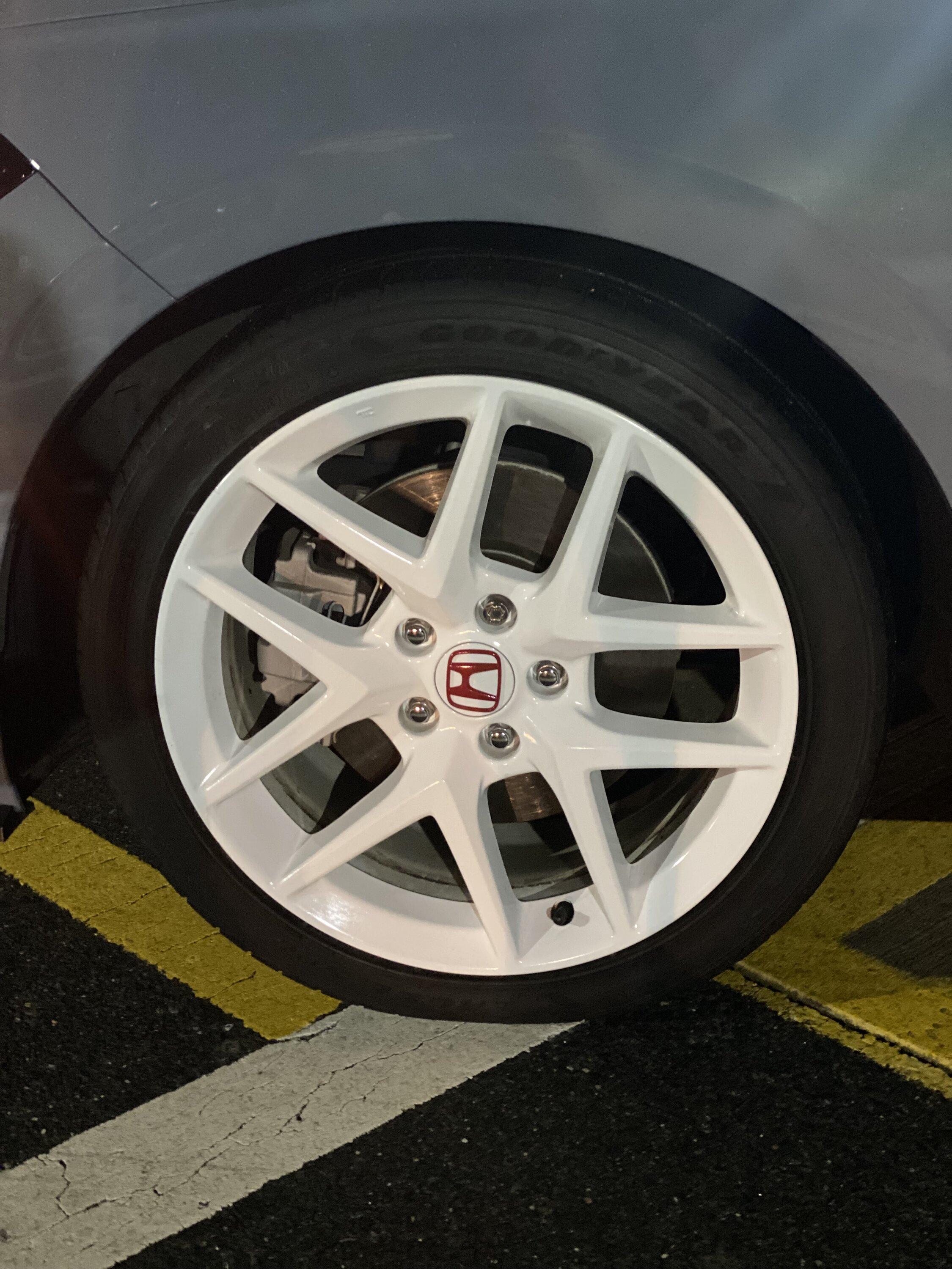 11th Gen Honda Civic White “JDM” wheels on my SGP SI IMG_0100