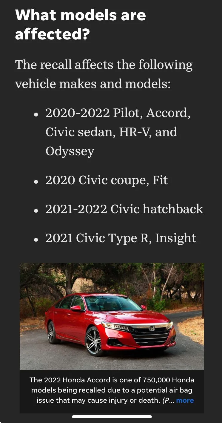 11th Gen Honda Civic Recall IMG_9363