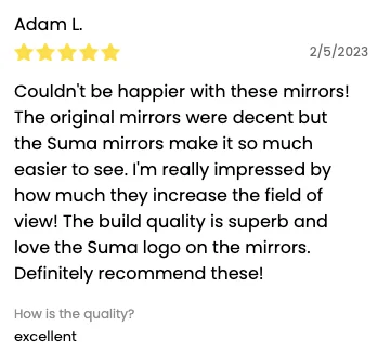 11th Gen Honda Civic Blind Spots?⚡Reduce Blind Spots & Glare⚡SUMA Mirror Customer's Reviews Screen Shot 2024-02-18 at 6.46.10 PM