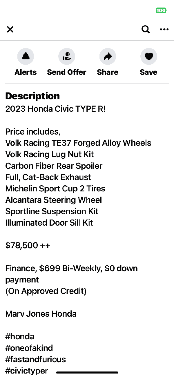 11th Gen Honda Civic Canadian dealer asked what colour Type R I want IMG_0774