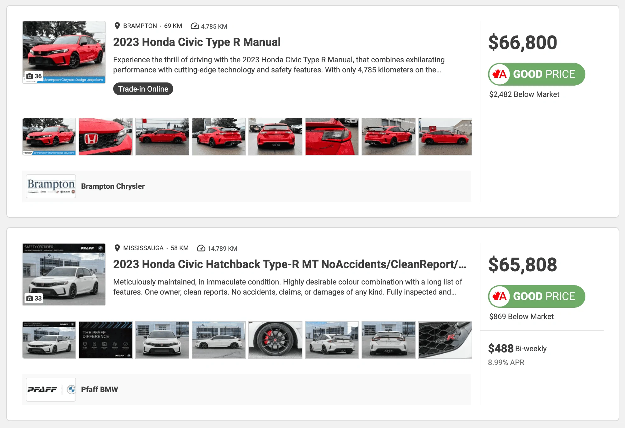 11th Gen Honda Civic Canadian dealer asked what colour Type R I want Screenshot 2024-03-08 at 5.38.57 PM